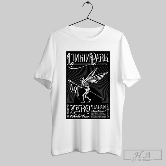 Poster Linkin Park Zero World Tour Feb 11 12 2025 Tokyo Jp T Shirt