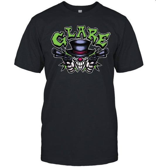 Glare Clown Black Unisex T-Shirt
