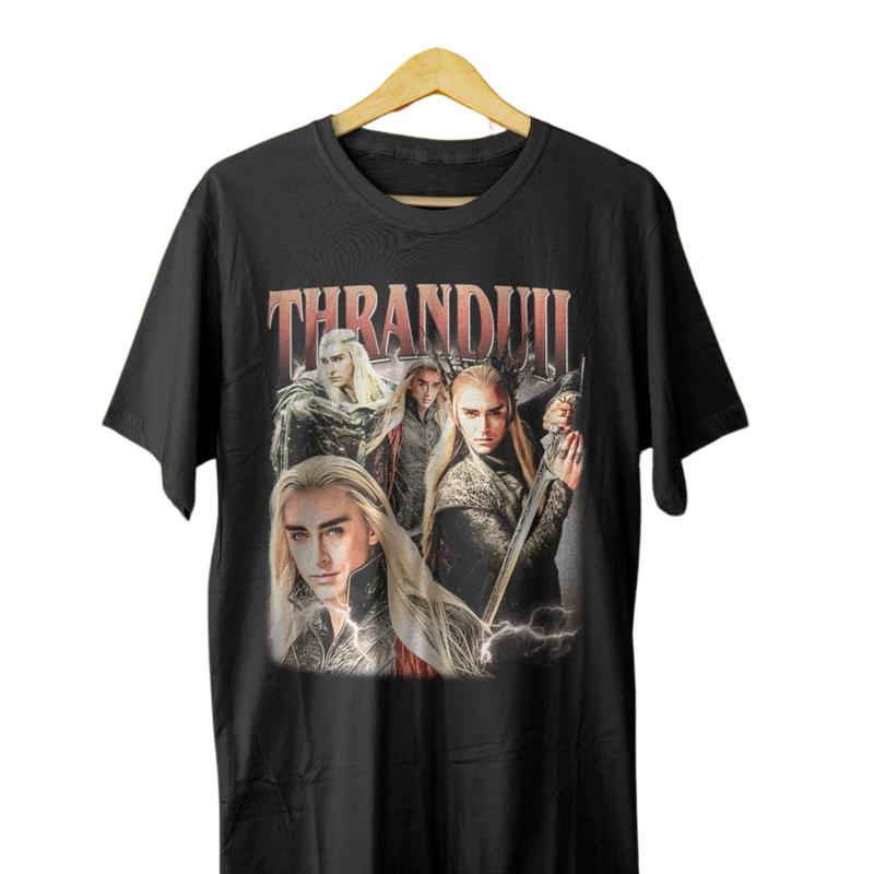 Thranduil Shirt Gift Thranduil Graphic Tee, Vintage 90s shirt Unisex Bootleg Vintage Classic Cotton Fabric Medium Menswear Top