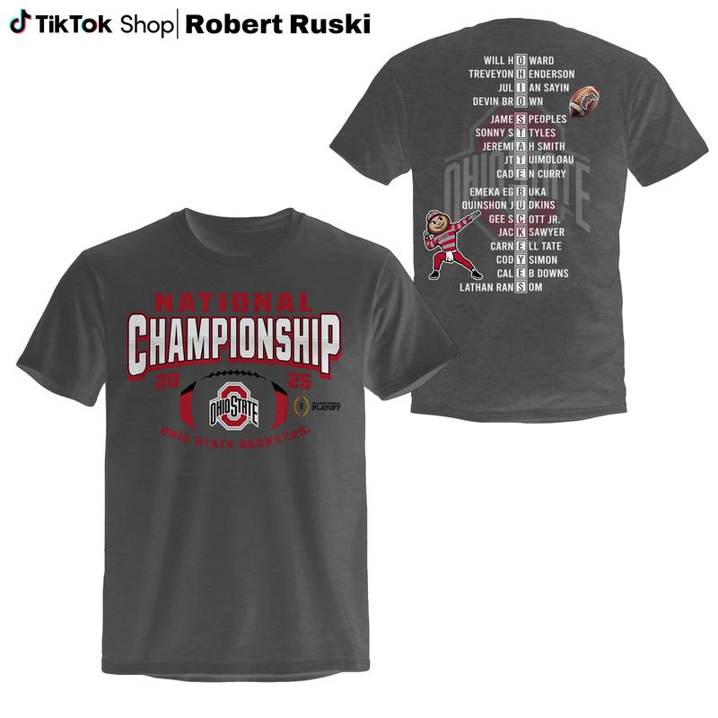 Ohio National Championship 2025 Shirt, Buckeye T-Shirt, Game Day Shirt, Gift For Ohio Fans