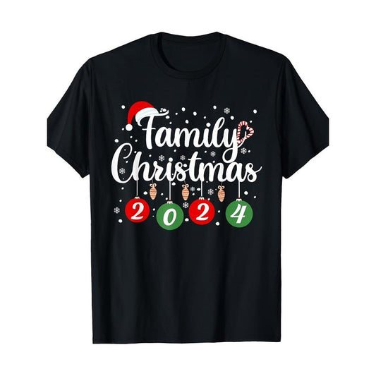 Family Christmas Pyjamas Family Holiday T-shirt, Casual, Printed, Stylish -100% cotton Made in USA
