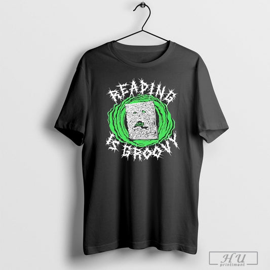 Reading Is Groovy Metal 2025 T Shirt And Long Sleeved Sweatshirt Poster