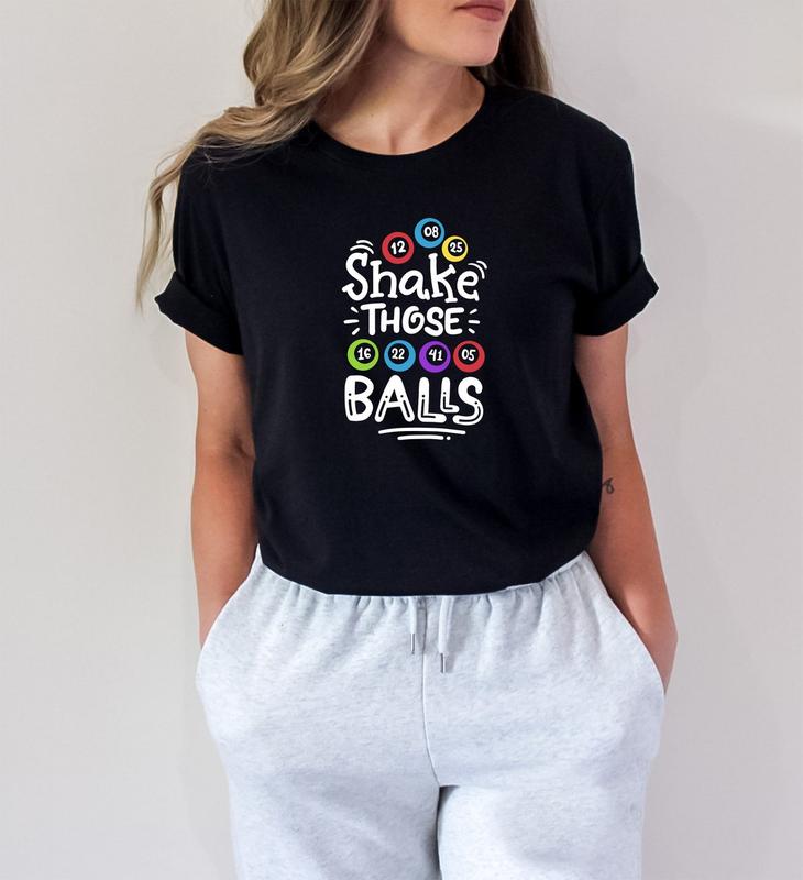Shake Those Balls Bingo Shirt, Funny Bingo Tee, Gambling Cruise Tee, Cruise Bingo Sweatshirt, Bingo Lover Hoodie, Vacation Shirt, Gambling Cruise Tshi