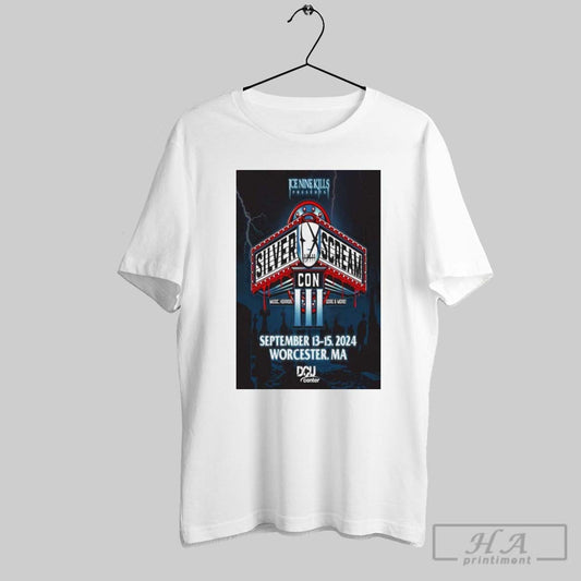 Silver Scream Con Ice Nine Kills Dcu Sept 12 1314 2025 Worcester Ma Poster Shirt