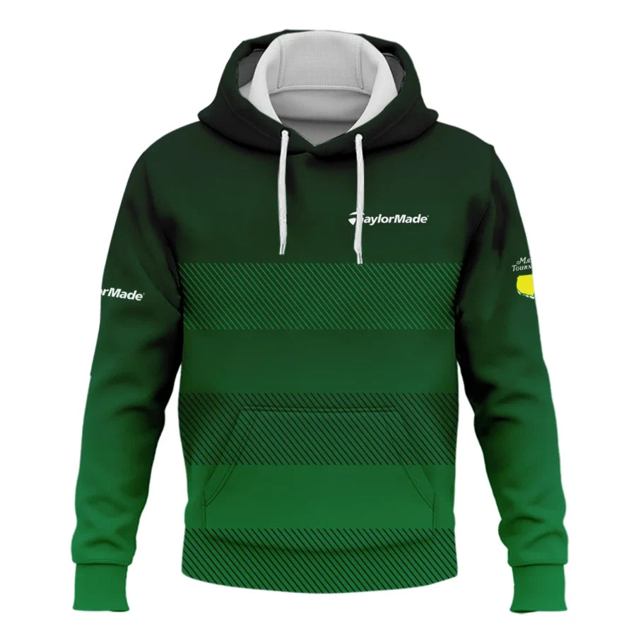 Masters Tournament Taylor Made Sports Hoodie Shirt Green Gradient Stripes Pattern All Over Print Hoo