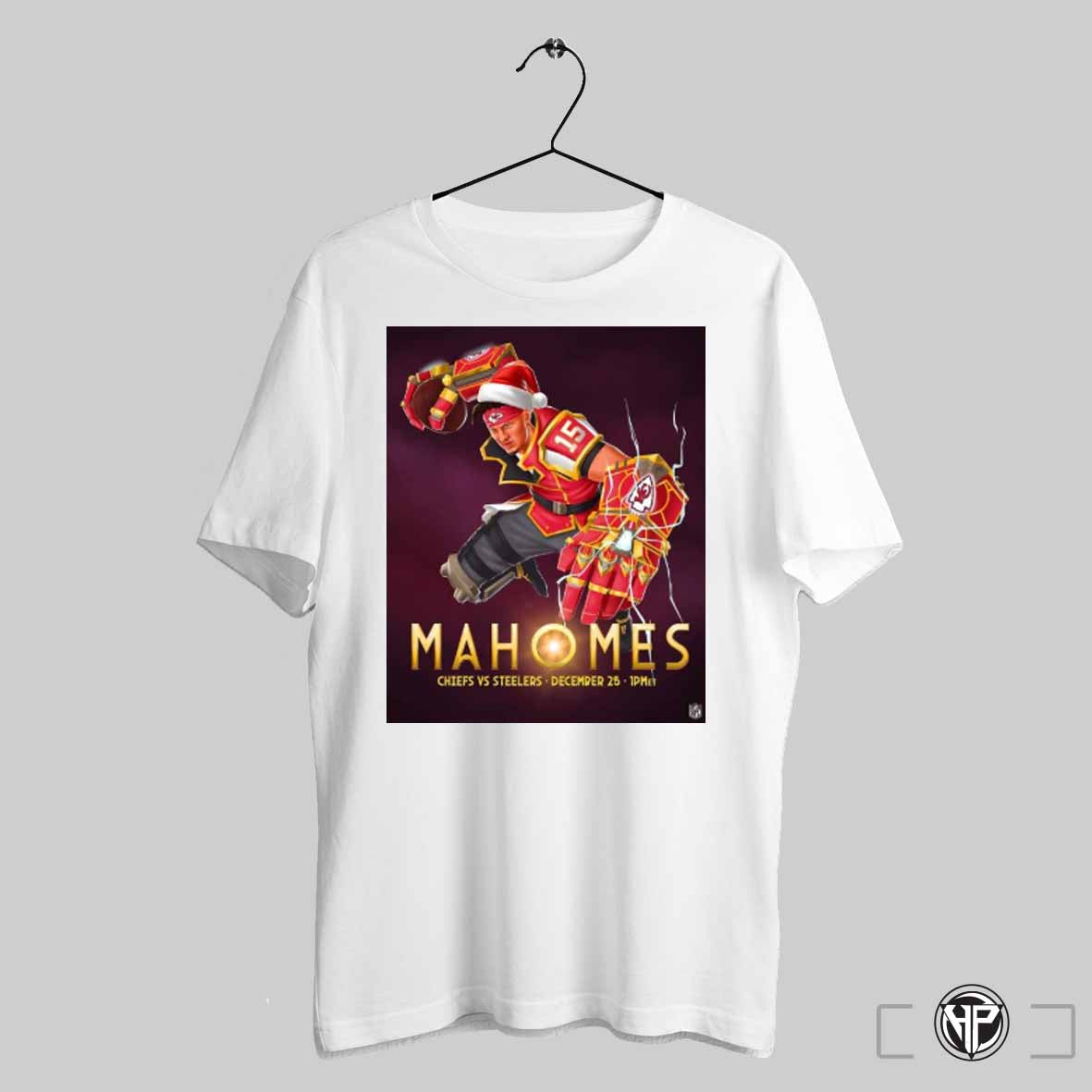 Poster Patrick Mahomes Kansas City Chiefs Vs Pittsburgh Steelers December 25 2024 Arcane T Shirt Trendy Sweatshirt