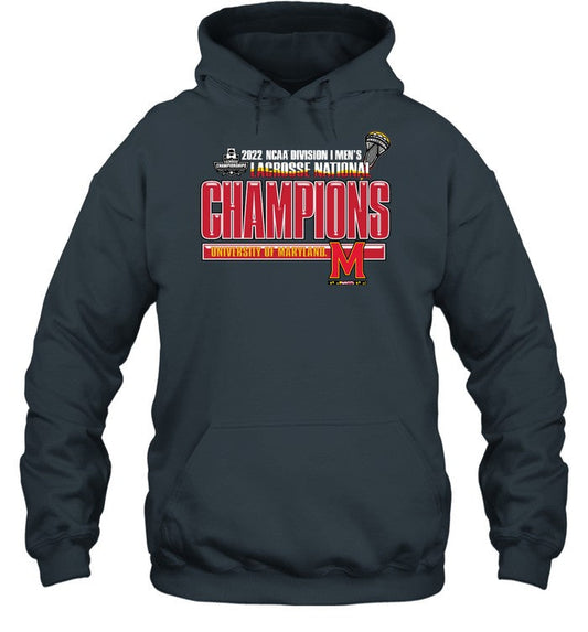 2022 Men's Lacrosse ational Champions Locker Room Tee