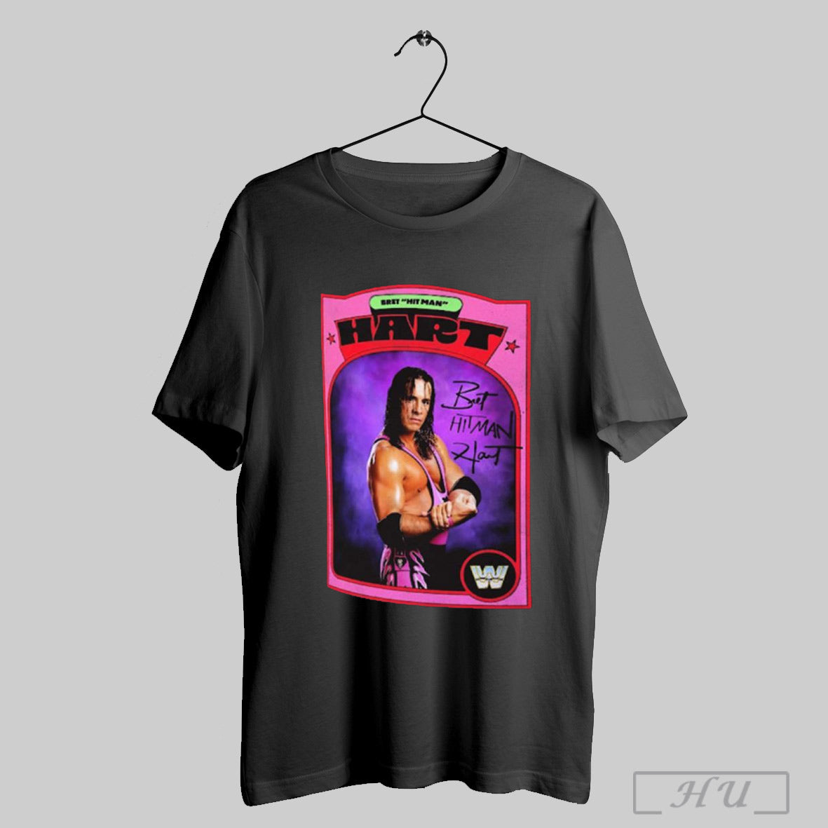 Ripple Junction Bret Hitman Hart Vintage Sports Card Signature Wwe 2025 T Shirts Sweatshirt