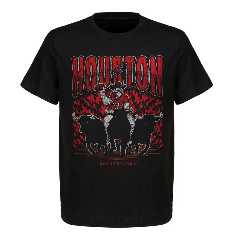 Vintage Houston Football Graphic T-Shirt | Gildan 5000 Heavy Cotton | Unisex Fit | Perfect for American Football Fans