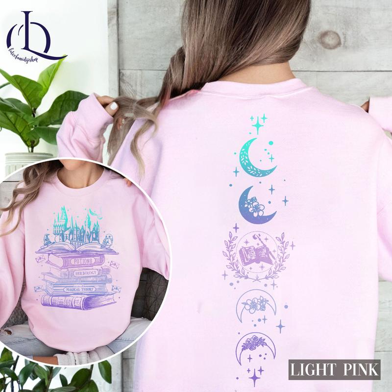 Vintage Wizard Hogwarts Sweatshirt, Harry Potter Shirt, Wizard Castle Book 2 Sides Shirt, Wizard School Shirts, Universal Shirts, Wizard Tshirt, HP fa