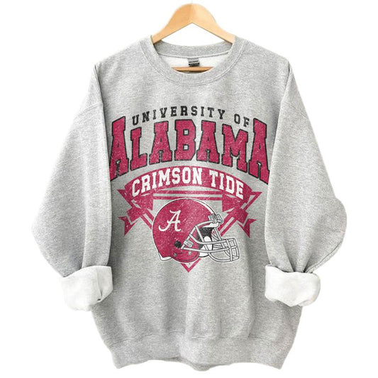 13. Alabama Crimson Tide NCAA Vintage Sweatshirt, University of Alabama Basketball Shirt, Classic Unisex Gift for Fans