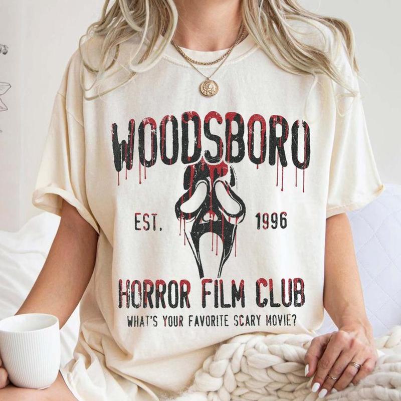 Nothin Chillin Killin Horror T shirt, Let Watch Scary Movies Sweatshirt, Ghostface Tee, Scream You Hang Up Shirt Woodboro Horror Film Club Shirt