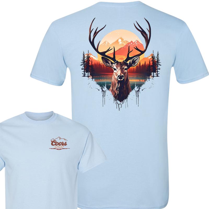 Summer Hunting Deer T-Shirt, Coors Light Hunting T-shirt, Unisex T-shirt, For Men, For Women