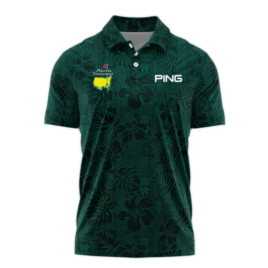 Masters Tournament Callaway Tileable Seamless Hawaiian Hibiscus And Tropical Leaves With Tribal Elem