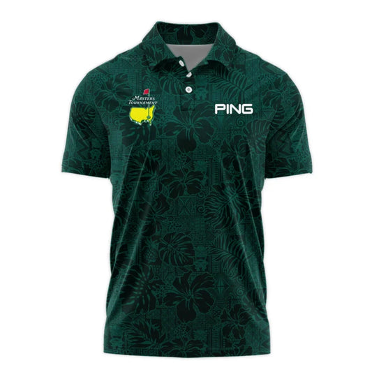 Masters Tournament Callaway Tileable Seamless Hawaiian Hibiscus And Tropical Leaves With Tribal Elem