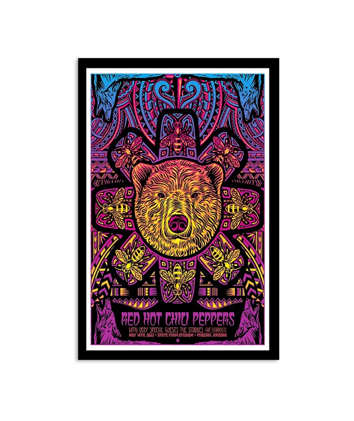 Red Hot Chili Peppers May 14Th 2023 State Farm Stadium Phoenix Arizona Poster
