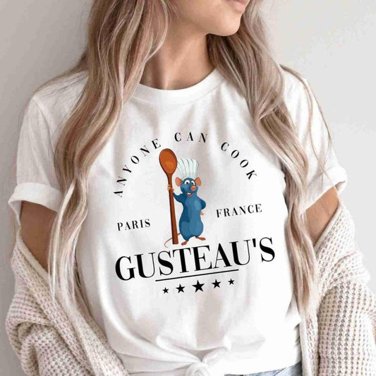 Ratatouille Shirt, Ratatouille T-Shirt, Anyone Can Cook Tee, Remy T-Shirt Menswear Tops Womenswear Tshirt