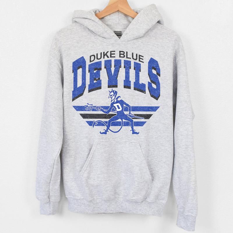 10. Duke Blue Devils Vintage NCAA Sweatshirt, University Sports Gear, Hoodie with Classic Football Team Design for Fans