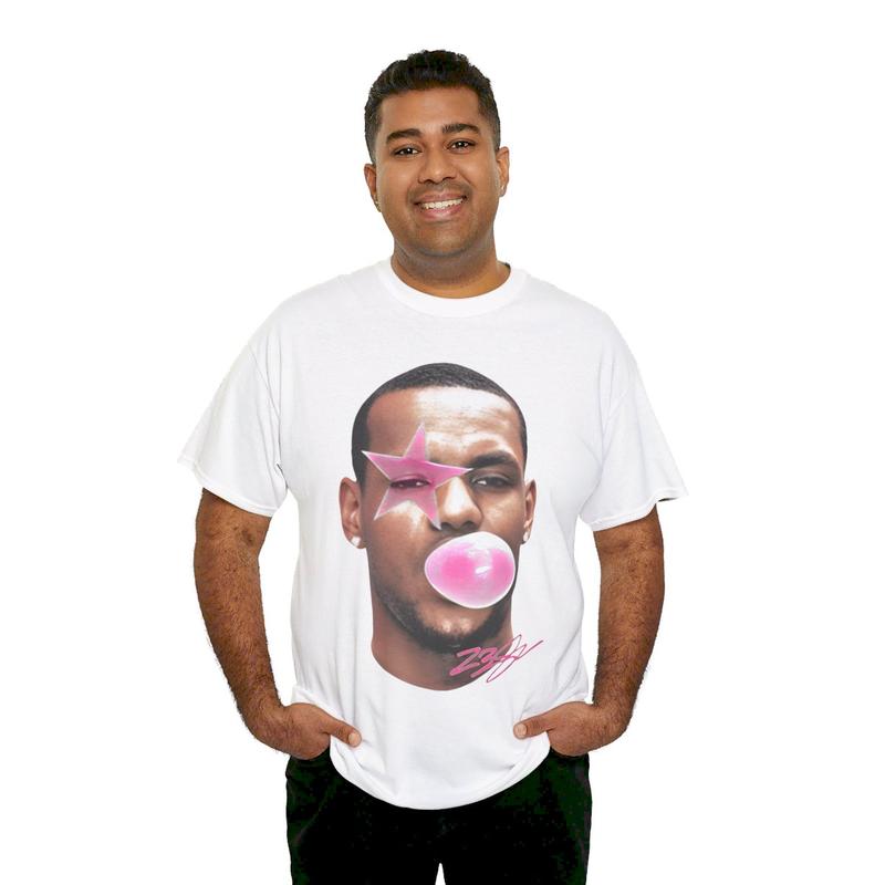 LeBubbleGum Vintage Goat Basketball Tee Casual Cotton Menswear Retro Shirt T-Shirt Top Graphic Underwear Tshirt Streetwear Shortsleeve