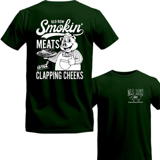 2 Sided Show off in the Old Row Smokin' Meats And Clapping Cheeks shirt, T-Shirt, Sweatshirt, Hoodie, Comfort Colors