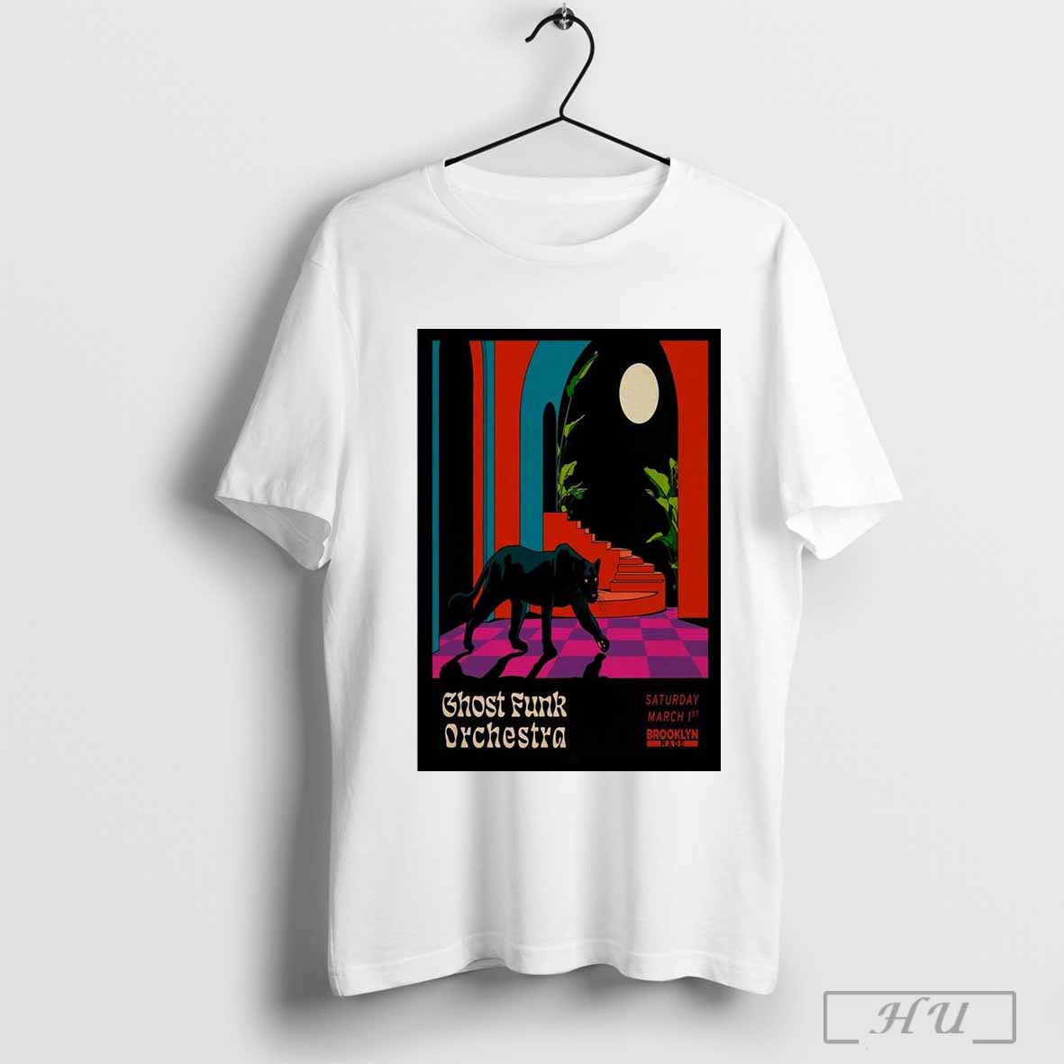 Poster Ghost Funk Orchestra Mar 1 2025 Brooklyn Made Shirt
