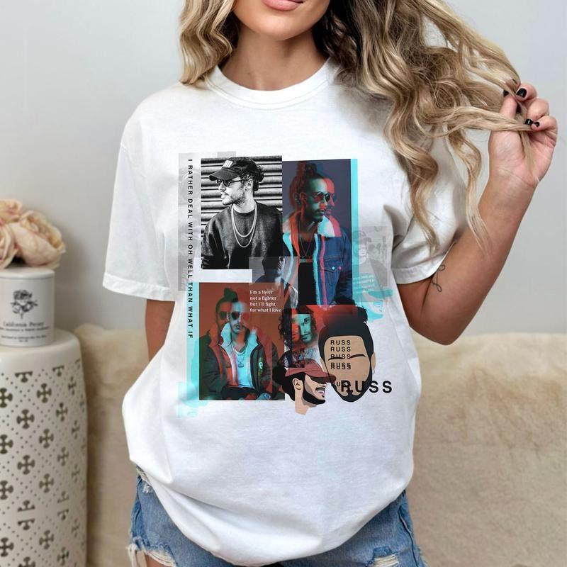 Russ Merch Santiago Album It Was You All Along Tour 2024 Shirt , Free Shipping, Unisex T-Shirt, Crewneck Sweatshirt, Hoodie, tour 2024 shirt, retro sh