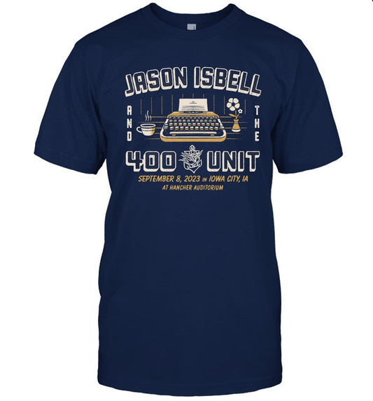 Jason Isbell And The 400 Unit Iowa City, IA 09 08 23 Tour Shirt