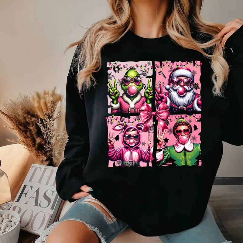 The Boys Of Winter Sweater, Christmas 90Ã¢â‚¬â„¢s Series Sweater, Pink Christmas Movie Sweater, Christmas Movie Characters Sweater, Funny Holiday Sweater