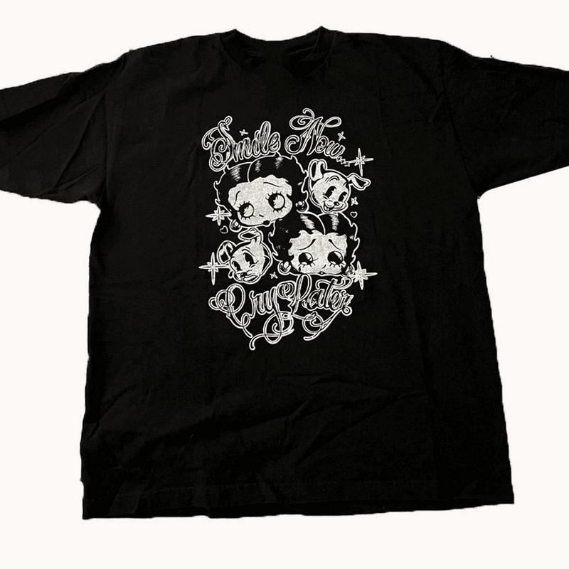 Betty Boop Smile Now Cry Later Unisex Tee Shirt, Shirt For Men, Women 49th