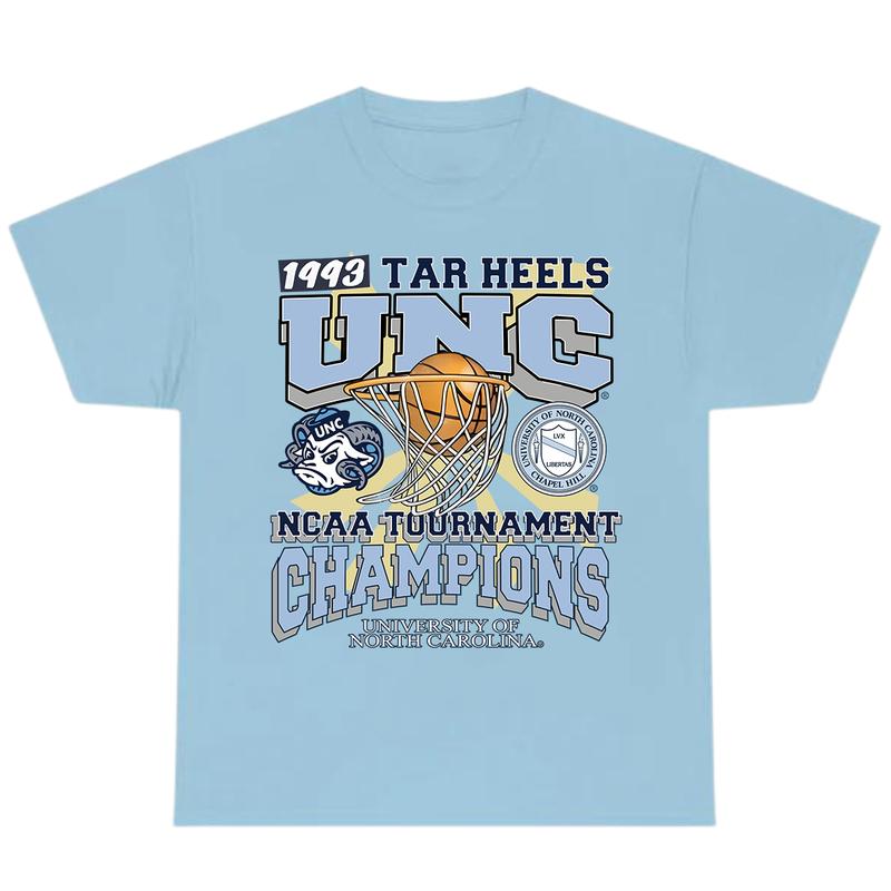 UNC Men Shirt 1993 TAR Heels UNC Champions T-Shirt, Full Color T-Shirt, Unisex T-Shirt, For Men, For Women billabongshirts