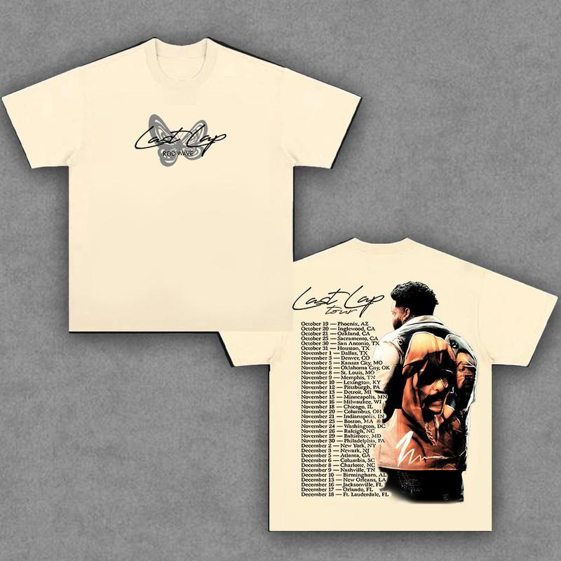 Rod Wave V4 Last Lap T-Shirt,Graphic T-Shirt, Rapper Shirt Rap Tee, Vintage Y2K, Hoodie, Sweatshirt Clothing Cotton