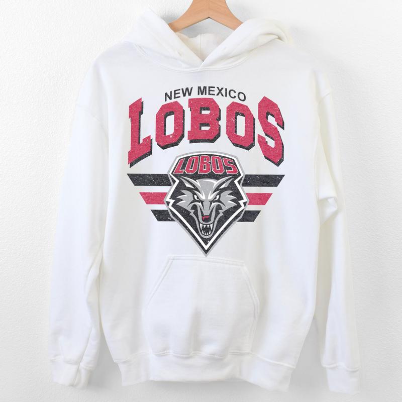 New Mexico Lobos Vintage NCAA Sweatshirt, University Football Shirt, Classic Gift for Fans, Men, Women, Unisex Cotton Comfort, Vintage Style