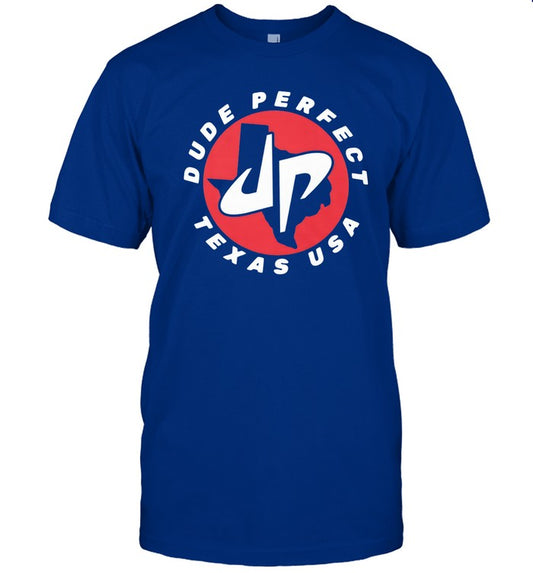 New Dude Perfect X Texas USA T Shirt