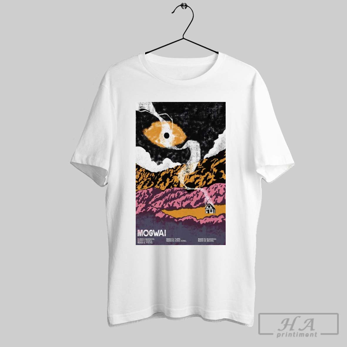 Poster Mogwai World Tour Asia March 8 20 2025 T Shirt