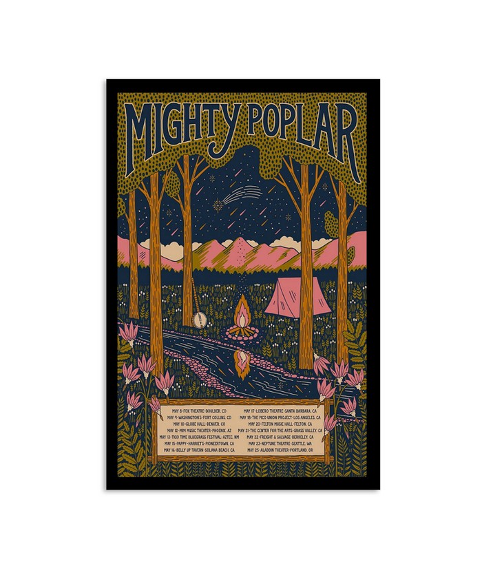 Mighty Poplar May 2023 Tour Poster