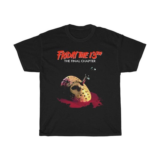 Friday The 13th Horror Movie Black T-Shirt Menswear Top