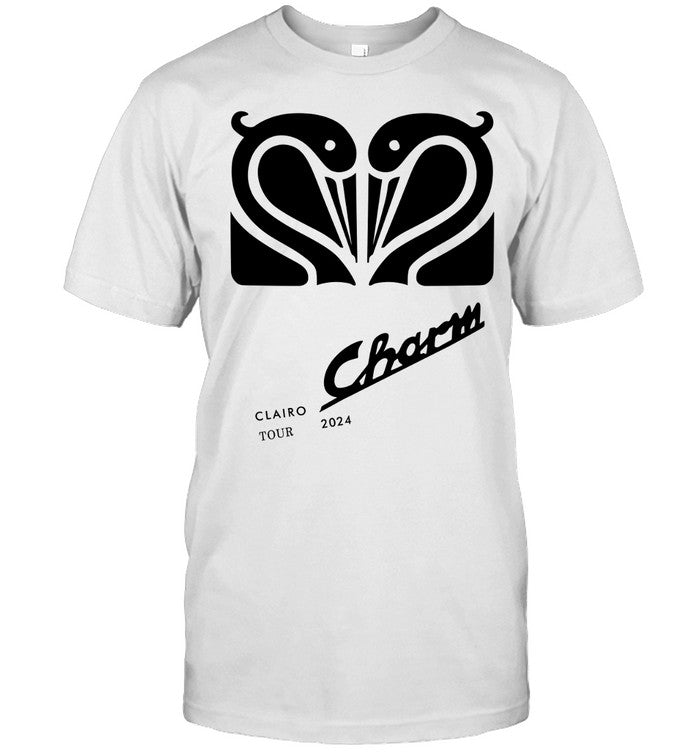 Limited Clairo Charm Swan Tour 2024 T Shirt