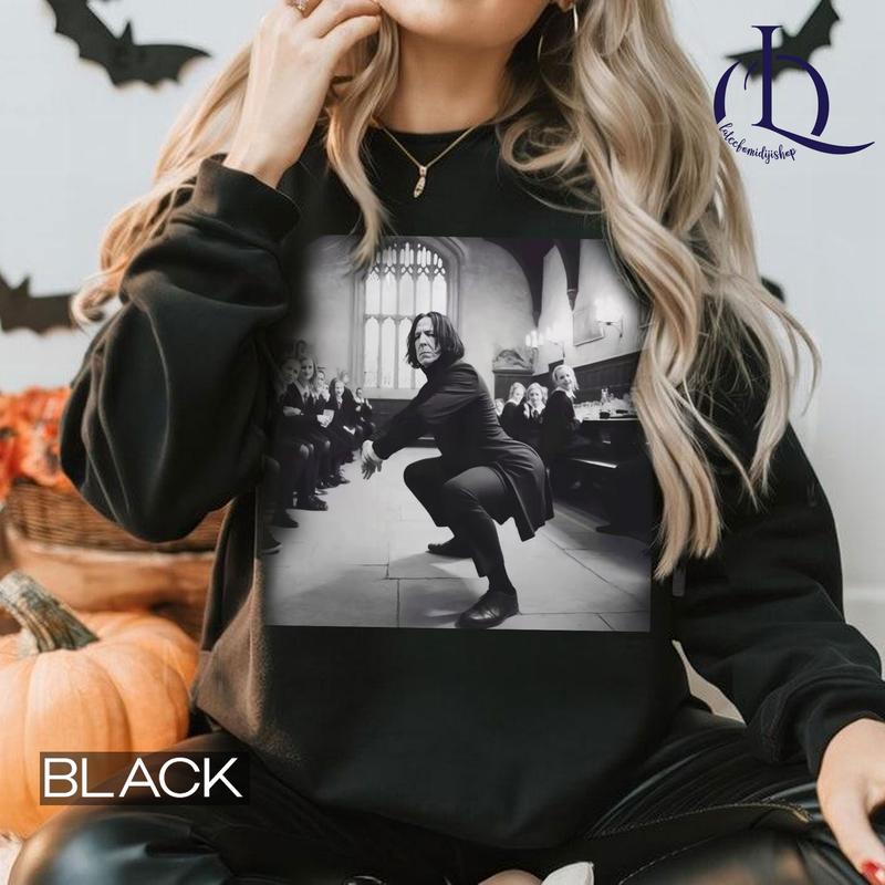 Harry Potter Shirt, Snape Twerking in Great Hall Shirt, Wizarding Fan Shirt, Potterhead Christmas Birthday Gift, Potter Book Funny 90s Vintage T-Shirt