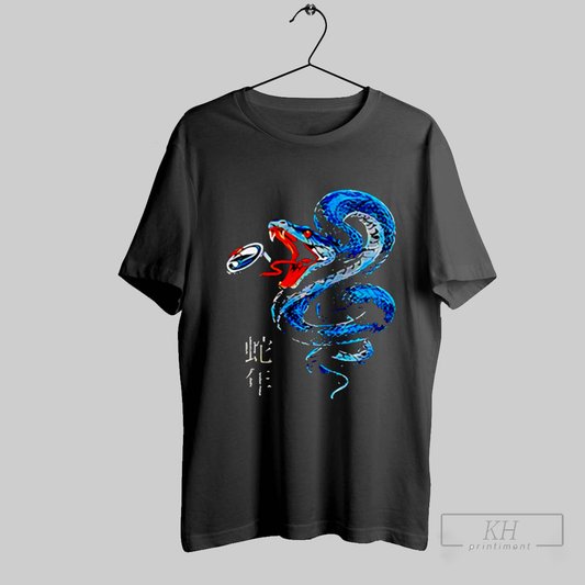 San Jose Sharks Merch Limited Design Snake Lunar New Year 2025 Shirt Sweatshirt Tee Shirt