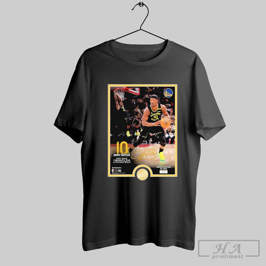 Premium Jimmy Butler Iii Golden State First Game February 8 2025 Chicago Bulls Limited Edition Of 2025 T Shirt