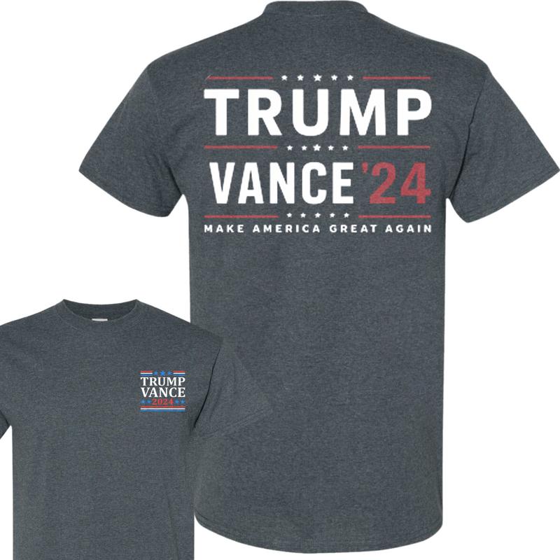 Trum Vance 2024 For President VP USA Election Patriotic T-Shirt, Trum Vance' 24 Make Ameica Great Shirt, Trum Supporter Shirt, MAGA Unisex Cotton Tee,
