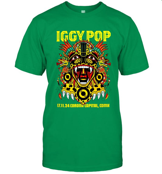 Iggy Pop Ciudad De Mexico Nov 17, 2024 Tour Limited Tee