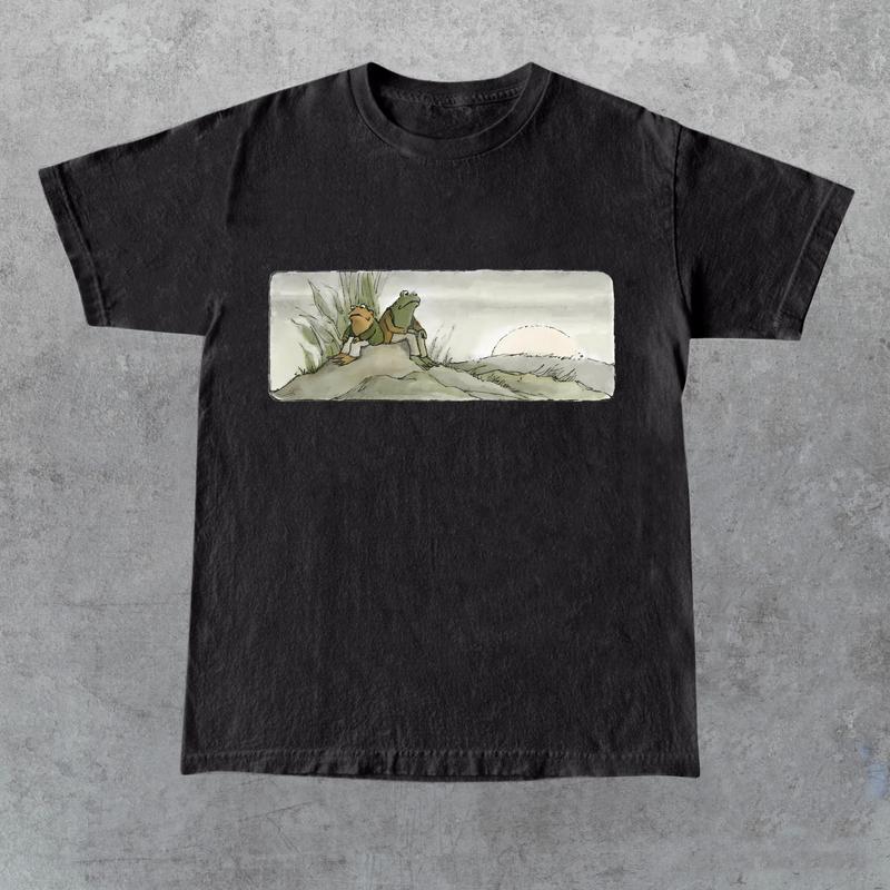 Toad 90s Vintage Graphic Shirt, Retro Sad Frog Tee, Nature Shirt, Funny T-Shirt, Book Lovers Shirt, Vintage Unisex  Cotton Tee