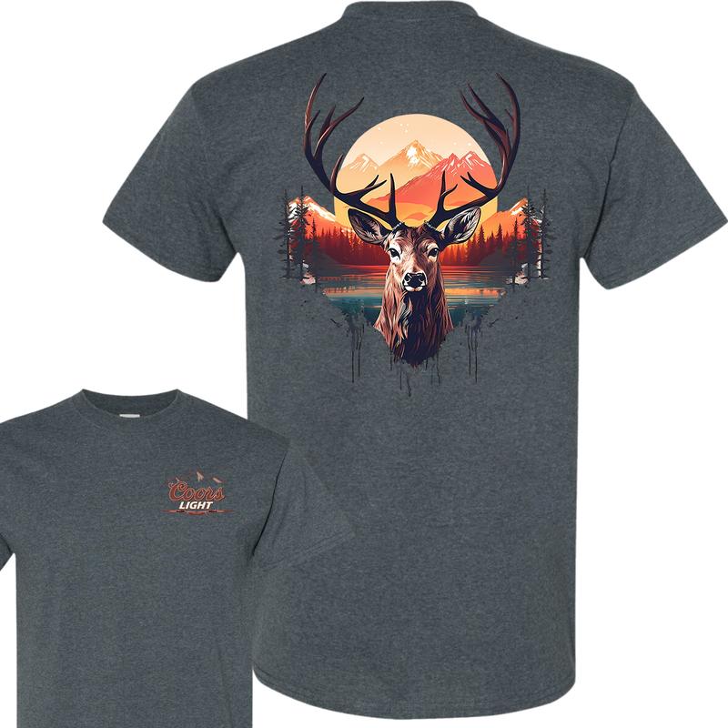 Summer Hunting Deer T-Shirt, Coors Light Hunting T-shirt, Unisex T-shirt, For Men, For Women
