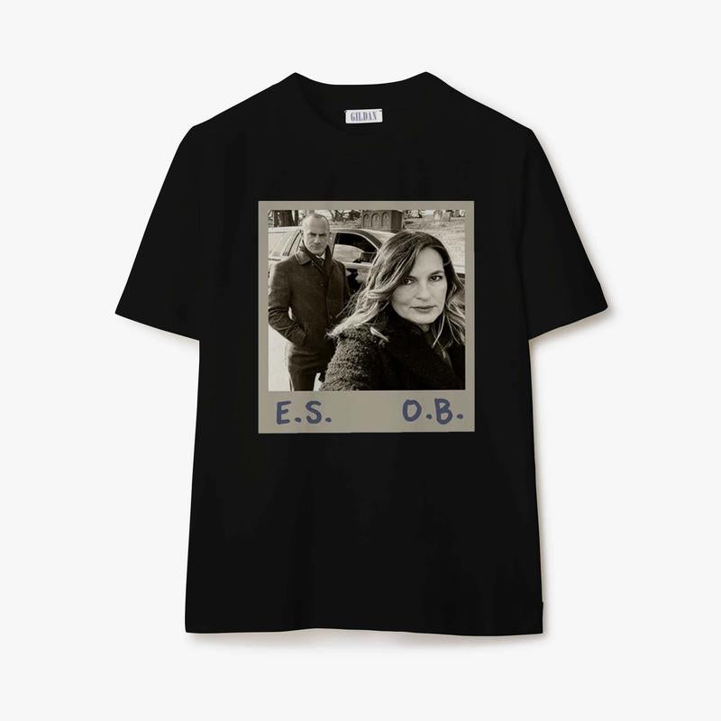 Elliot Stabler Olivia Benson Law & Order Svu Special Detectives Movie T-shirt Sweatshirt Hoodie Crewneck Collar