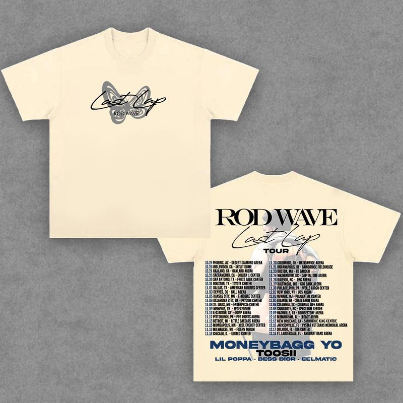 Rod Wave V1 Last Lap T-Shirt,Graphic T-Shirt, Rapper Shirt Rap Tee, Vintage Y2K, Hoodie, Sweatshirt Clothing Cotton