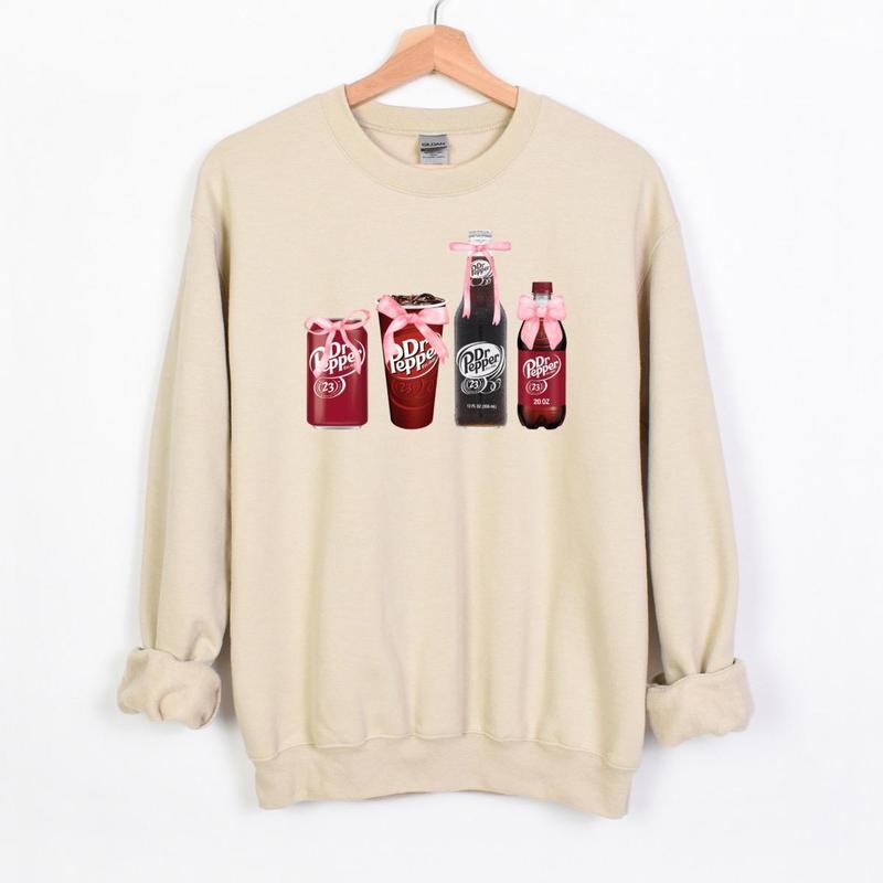 Dr Pepper Crewneck Sweatshirt - From Casual To Formal - Dynamic Prints - Unisex Designs
