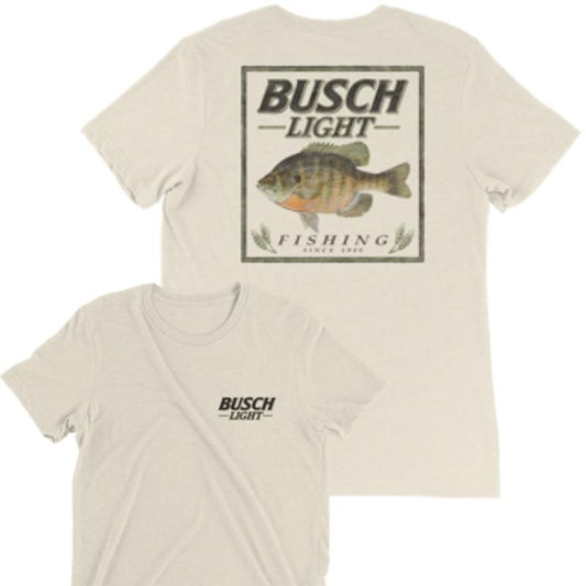BUSCH LIGHT, BEER, BUSCH LIGHT FISHING BLUEGILL T-SHIRT, For Men, For Women, Casual Graphic Round Neck T-shirt for Summer, Fashion Men's Top for Daily