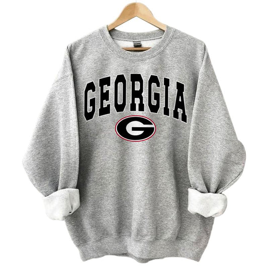 Georgia Bulldogs NCAA Football Vintage Shirts, Graphic University of Georgia NCAA Basketball Team Shirt, Gift Top Unisex Cotton Shirt For Sport Fan, M