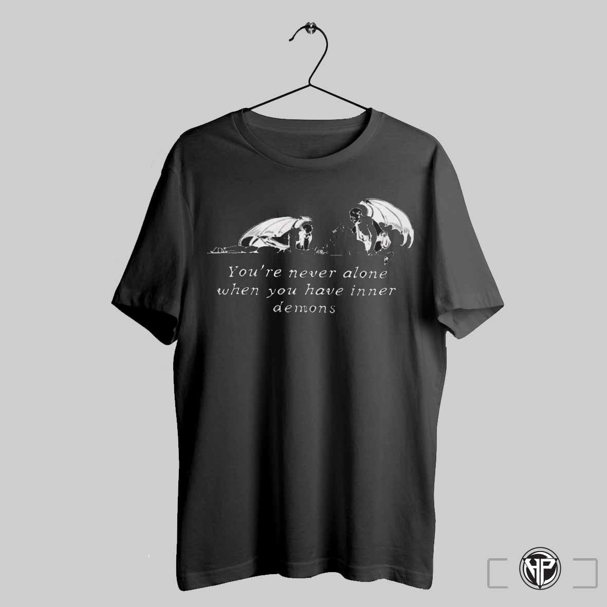 Singles Valentine 2025 Youre Never Alone When You Have Inner Demons Shirt Trending Sweatshirt